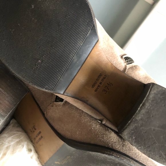 Vero Cuoio Light Tan/Greyish Suede Boots. - Picture 13 of 13